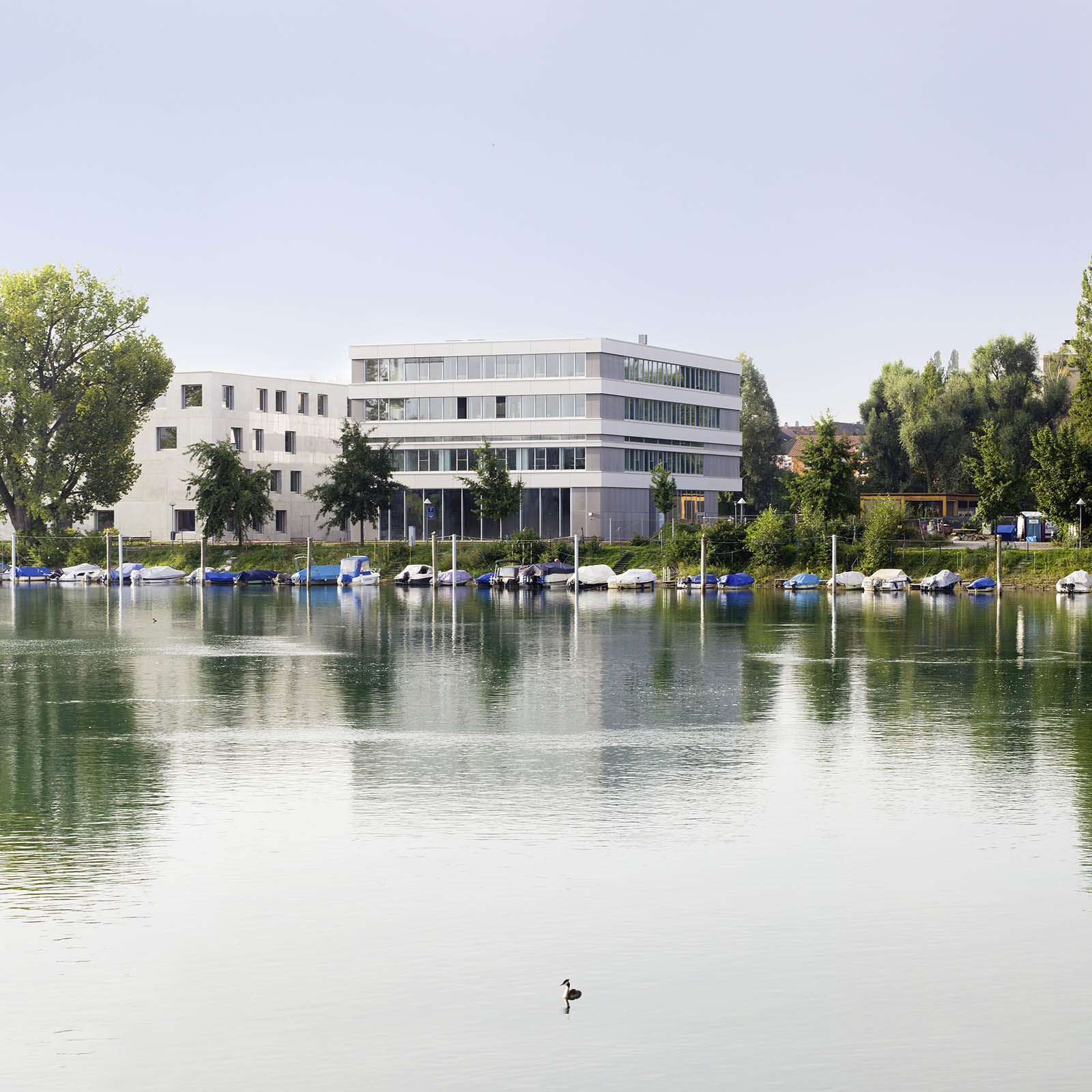 HTWG Seminargebäude von Schädler + Zwerger Architektenmit Glück + Partner BDA aufgenommen in Konstanz 2017 Bild 1
