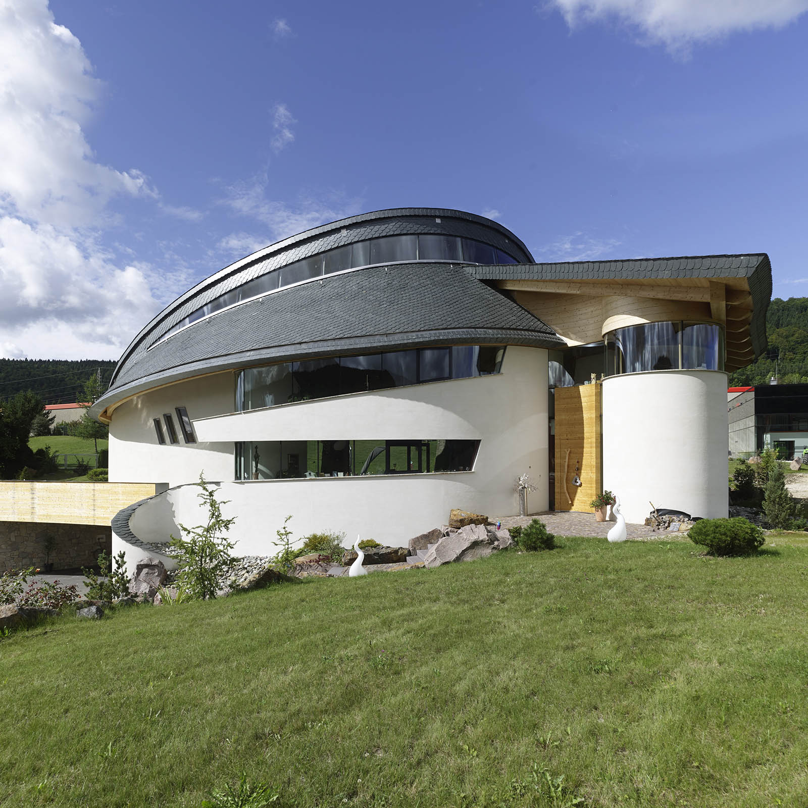 Haus M. von Jörg J. Berchtold, Architekt dwb aufgenommen in Weilheim 2017 Bild 1