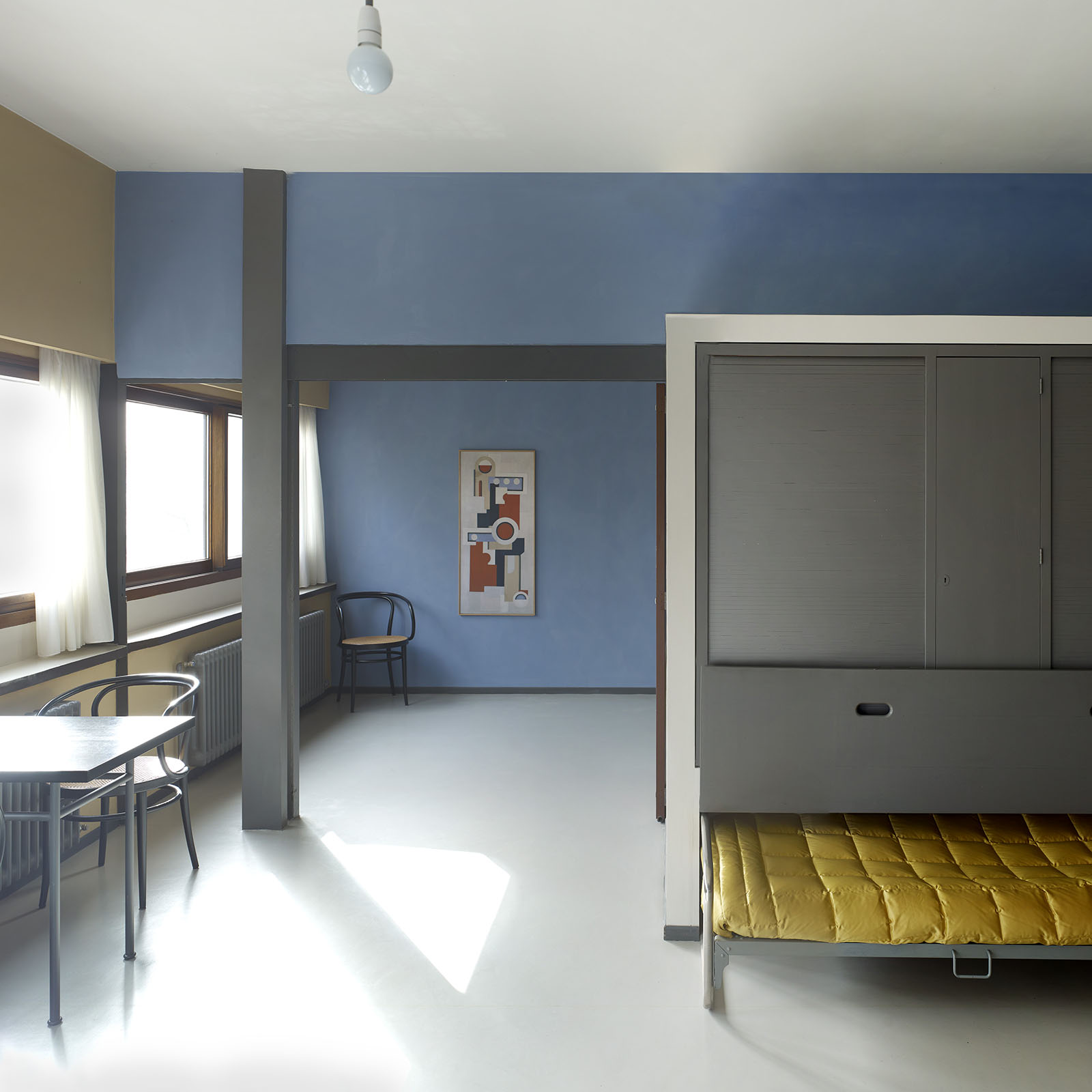Weissenhofmuseum von Le Corbusier-Doppelhaus aufgenommen in Stuttgart 2021 Bild 1