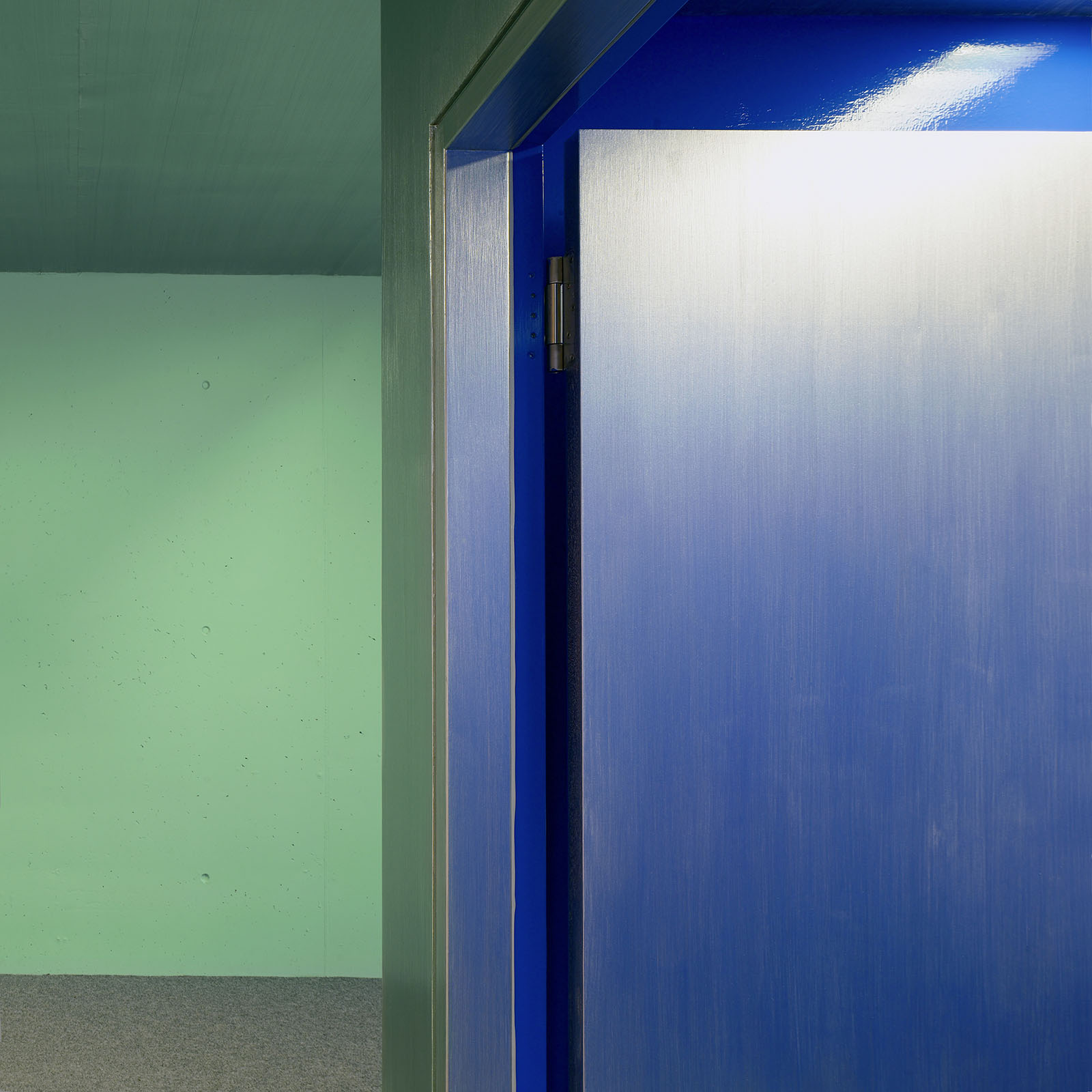 Sportinstitut Campus Vaihingen, Farbgest. H.F. Müller von UBA Stuttgart aufgenommen in Stuttgart 2008 Bild 1
