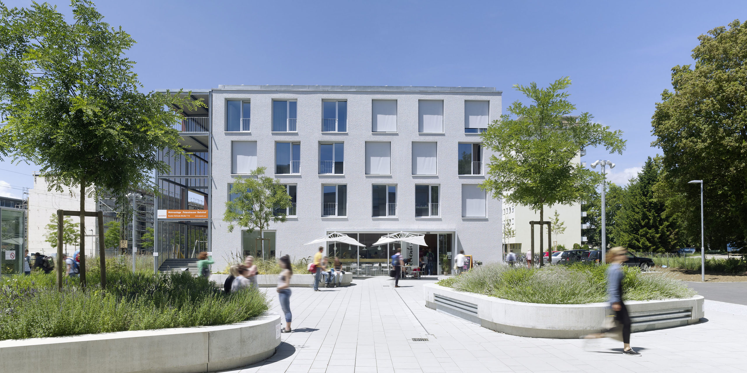 Wohnen am Petershauser Bahnhof von Braun+Müller Architekten BDA aufgenommen in Konstanz 2014 Bild 2
