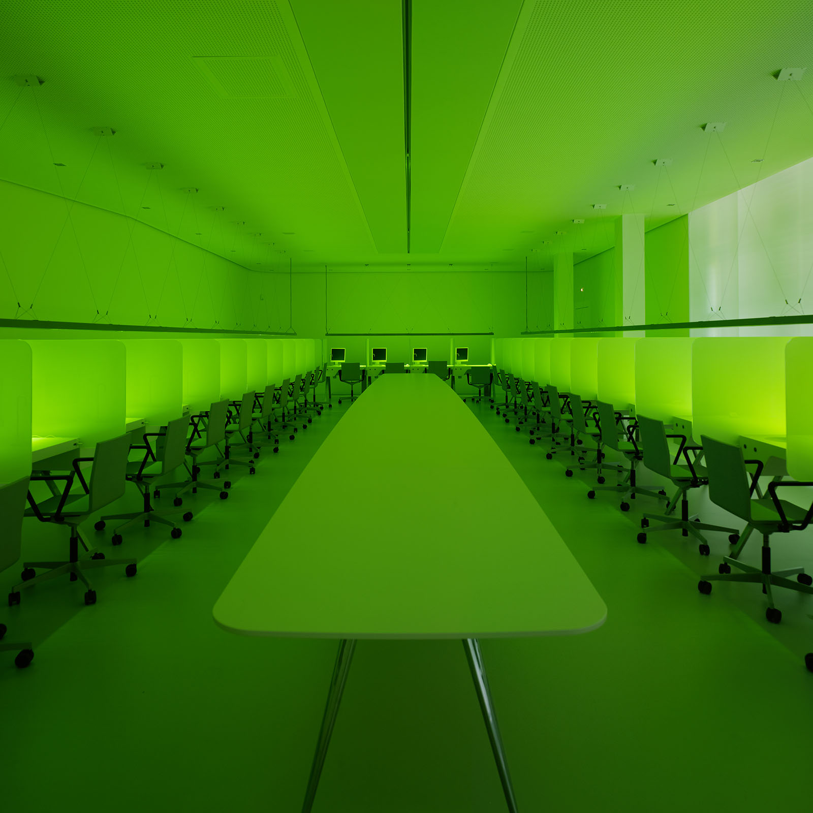 Sensorikraum Weinbauinstitut Weinsberg von Matthias Müller Architekten aufgenommen in  2009 Bild 2