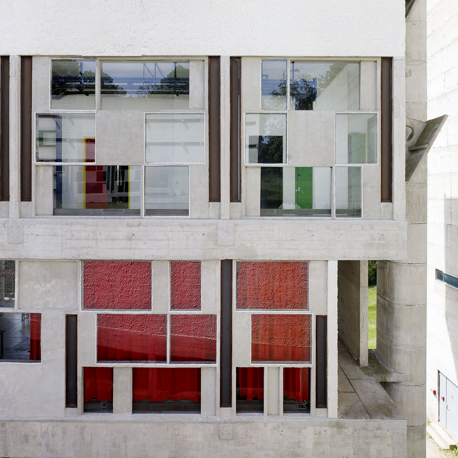 Couvent de La Tourette von Le Corbusier aufgenommen in Éveux 2014 Bild 4